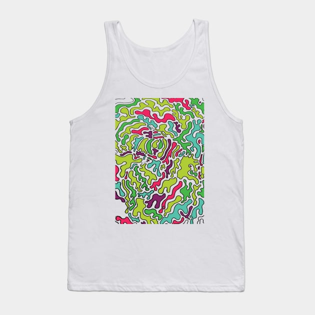 Psychedelic Splat Tank Top by Zootownboy